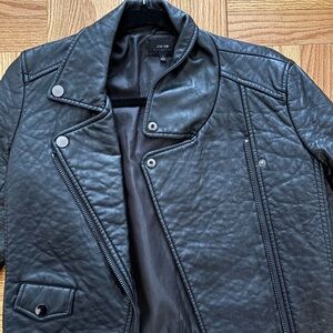 Joe’s Black Vegan Leather Jacket for Women